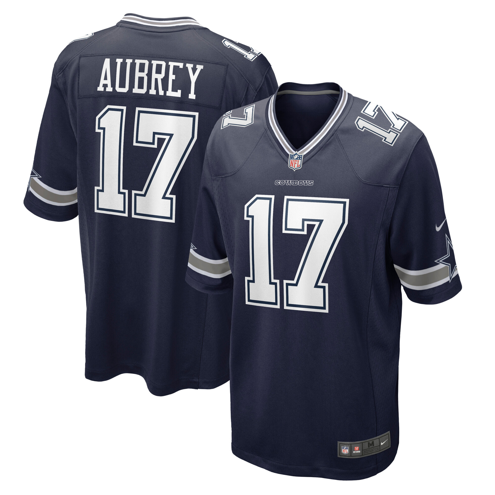 Men's Nike Brandon Aubrey Navy Dallas Cowboys Team Game Jersey | Fanatics