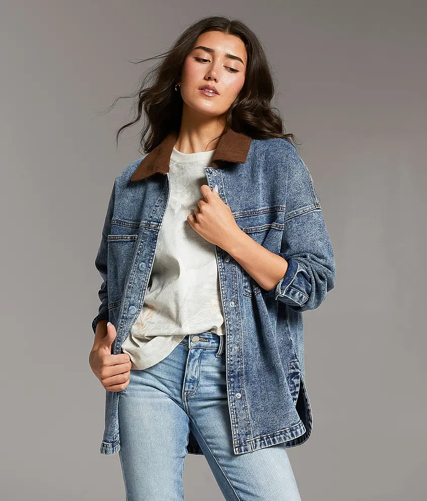 Denim Barn Stretch Jacket | Buckle