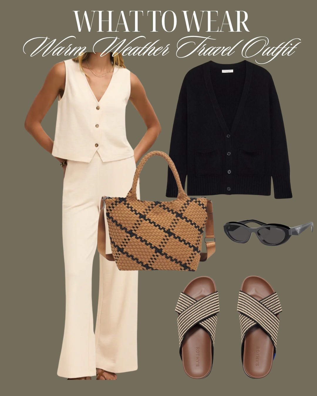 Warm Weather Travel Outfit