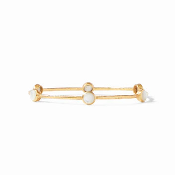 Milano Gold Bangle Bracelet | Julie Vos | Julie Vos
