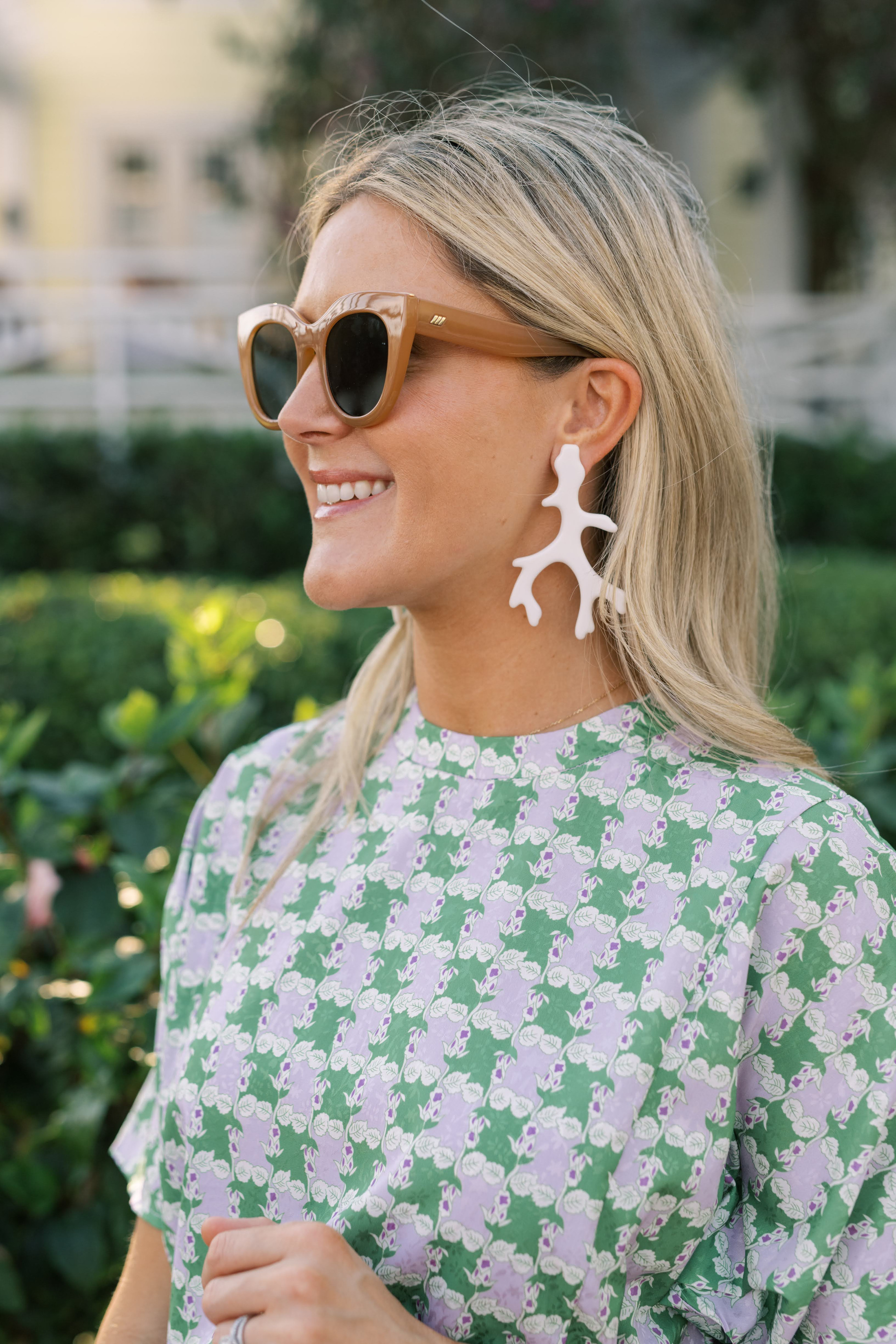 Acrylic Coral Earring - Florida Friends | Lisi Lerch Inc
