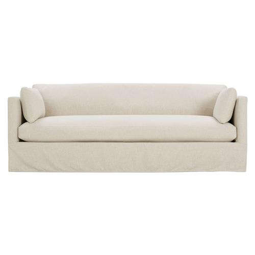 Madeline French Country Beige Cushion Back Slipcovered Sofa - 90"W | Kathy Kuo Home