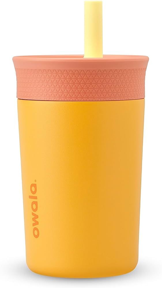Owala Kids Insulation Stainless Steel Tumbler with Spill Resistant Flexible Straw, Easy to Clean,... | Amazon (US)