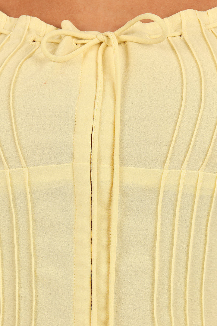 Alice Corset Top - Honeysuckle Yellow | Petal & Pup (US)