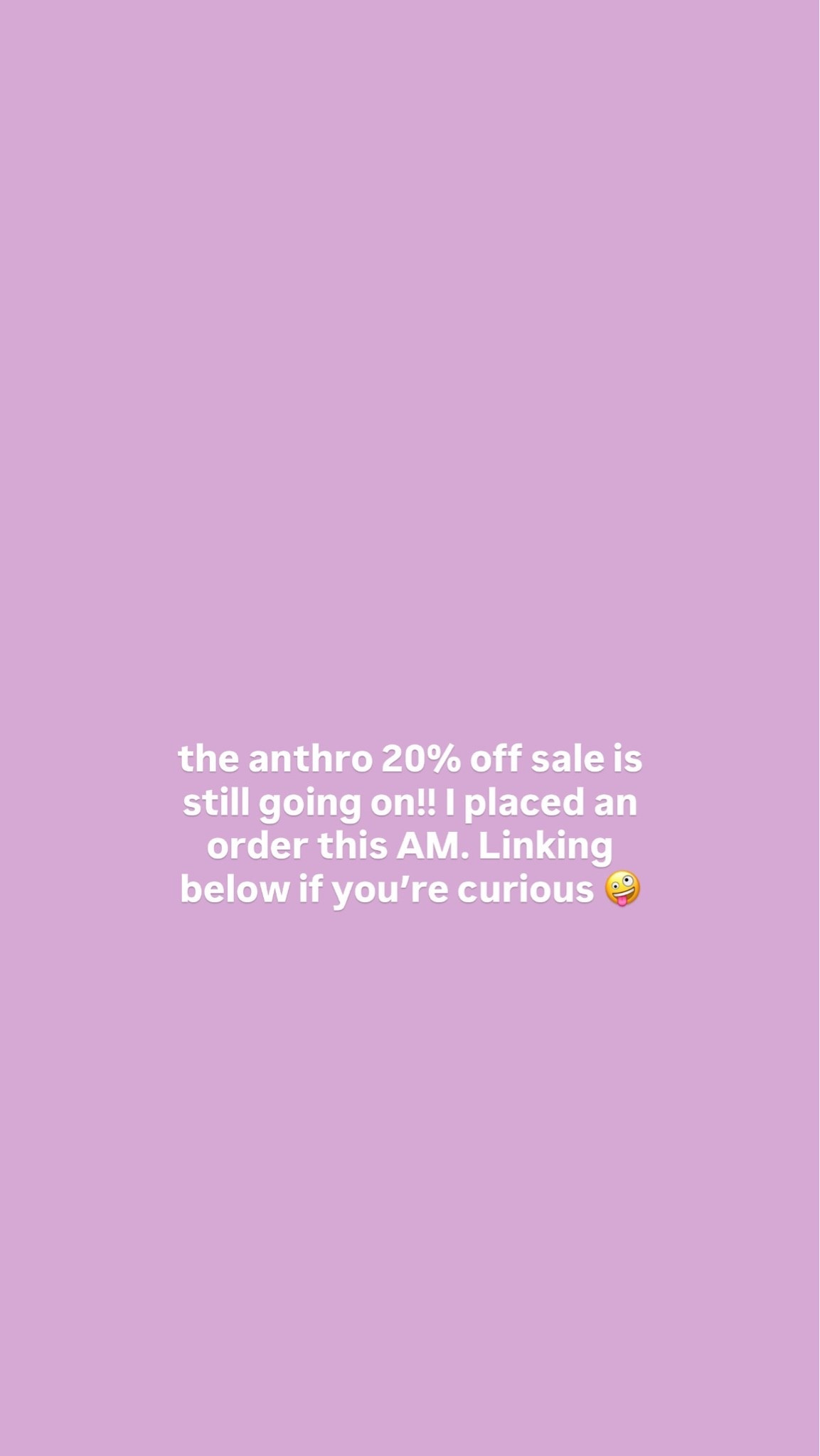 What I ordered from the anthro sale! Use code ANTHRO20 for 20% off orders $100+