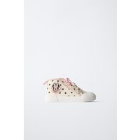 Zara - Minnie Mouse © Disney High Top Sneakers - Kids - White - Kids | Zara US