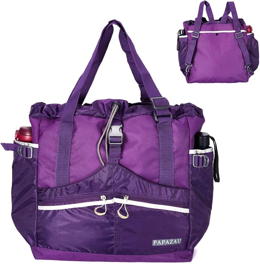 Rfid Travel Tote Bag 40L Convertible Beach Tote Backpack | Amazon (US)