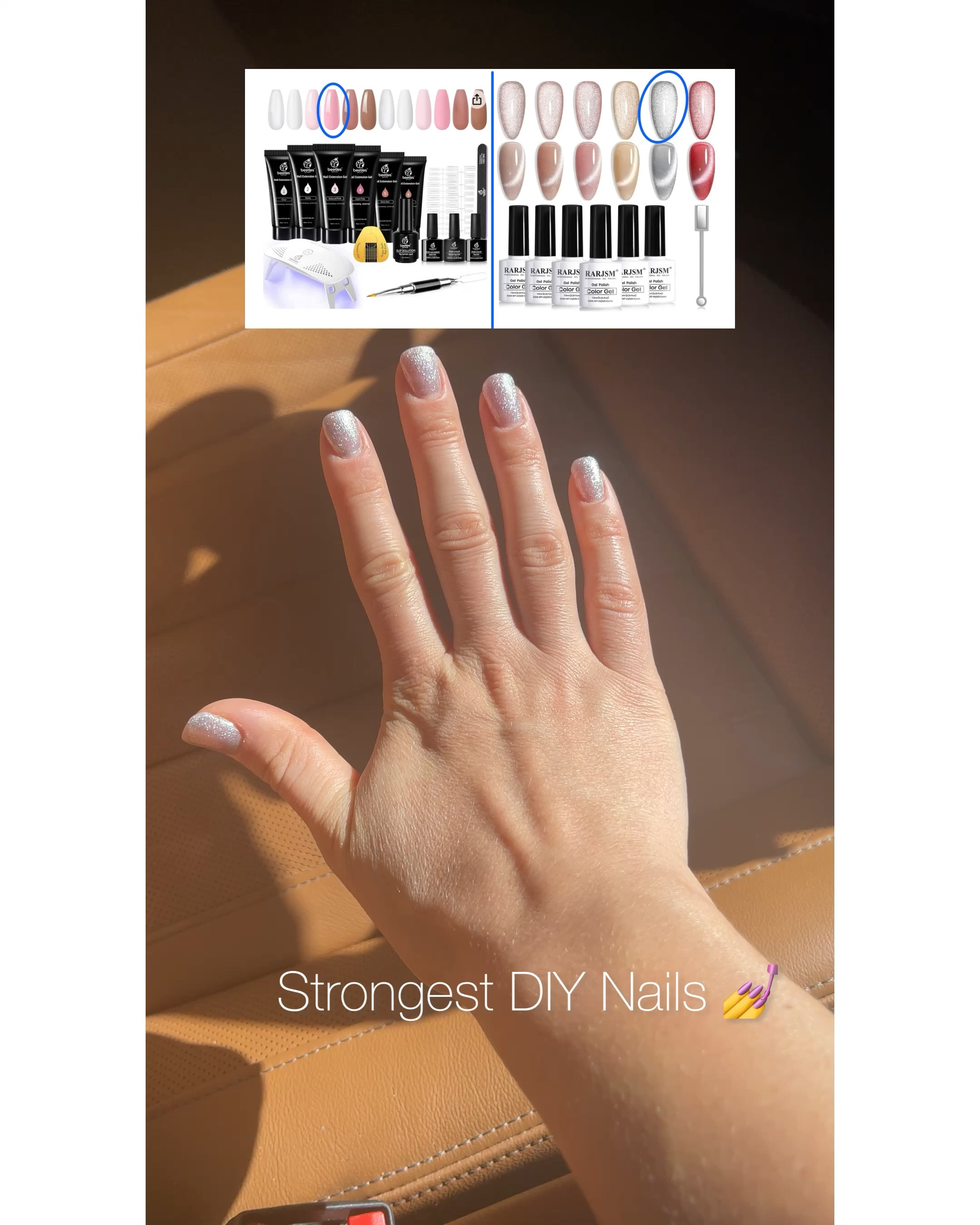 The only nail combo that survives all my DIY projects 🤌🏻. First base coat after apply the poly with the brush and next use the color gel and top coat. I love this color combo ✨

Sale, Amazon prime, nails, DIY 

#LTKxPrime #LTKVideo #LTKsalealert