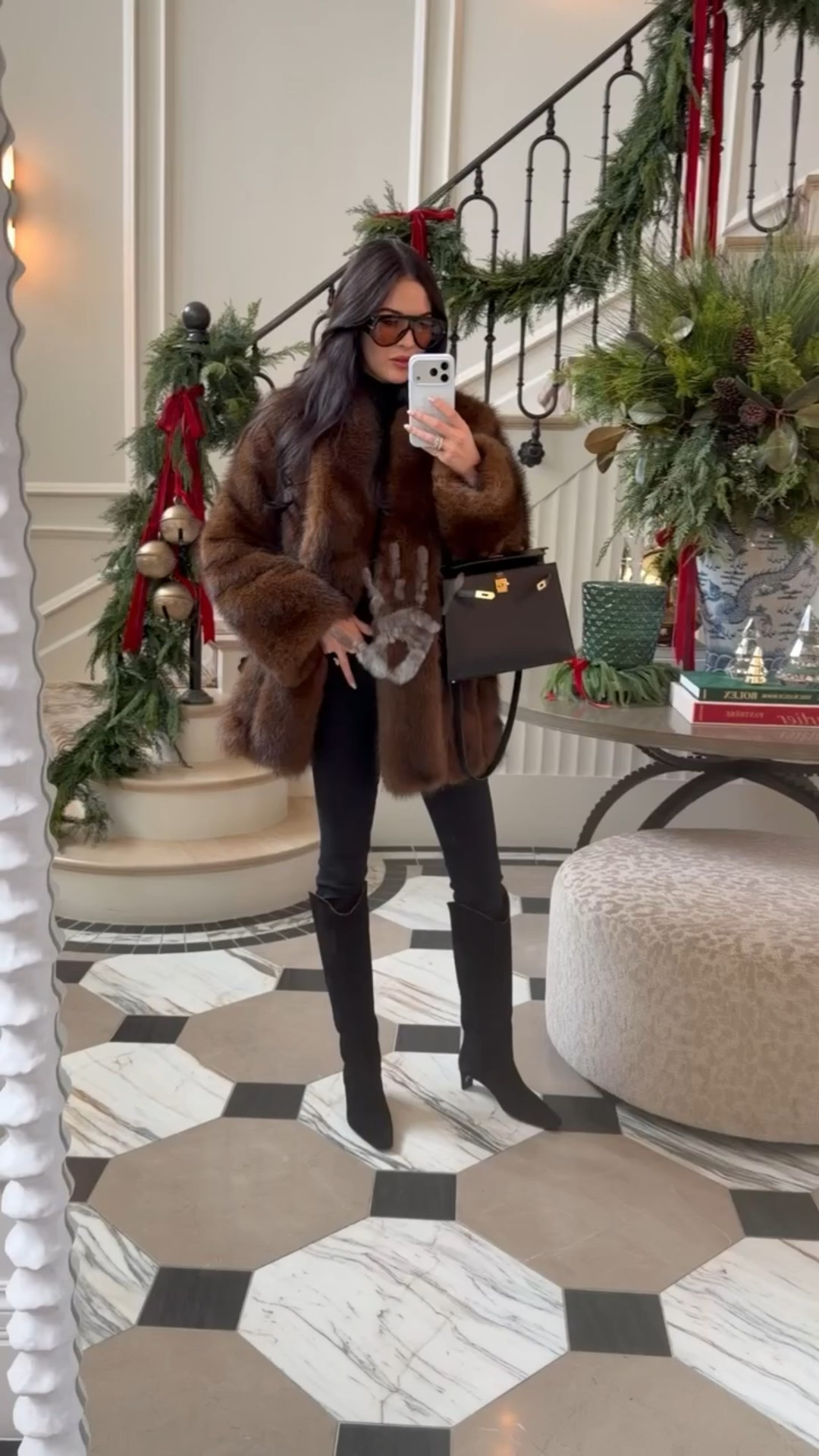 Love this new faux fur coat from Saks! @Saks #Saks #SaksPartner @shop.ltk #ltkit 

#LTKootd #LTKHoliday #LTKGiftGuide