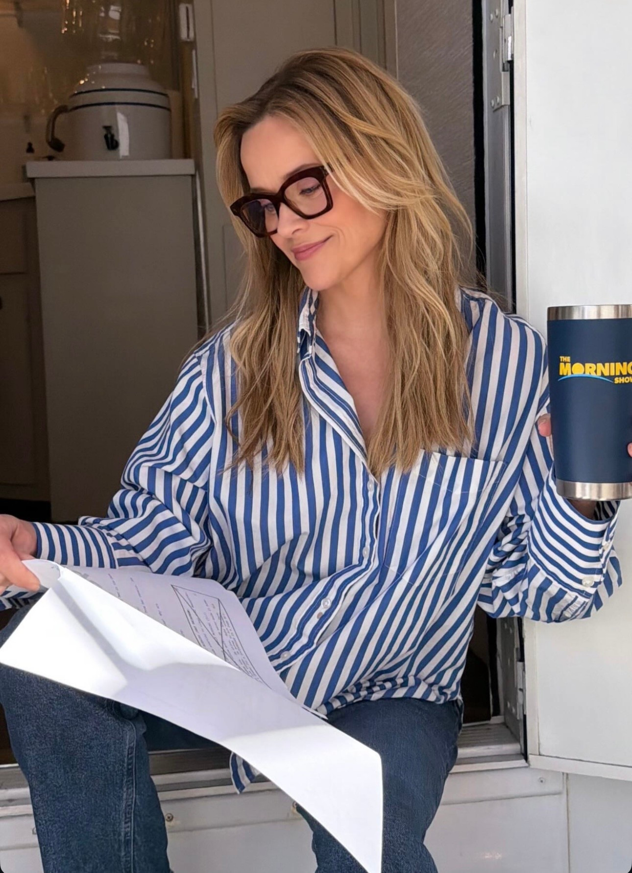 Reese Witherspoon's glasses have a refined style balances elegance with confidence. Available in classic tortoise and deep black, each pair is meticulously handmade in Italy and designed for effortless polish and everyday distinction.

#LTKootd #LTKgrwm #LTKMothersDay