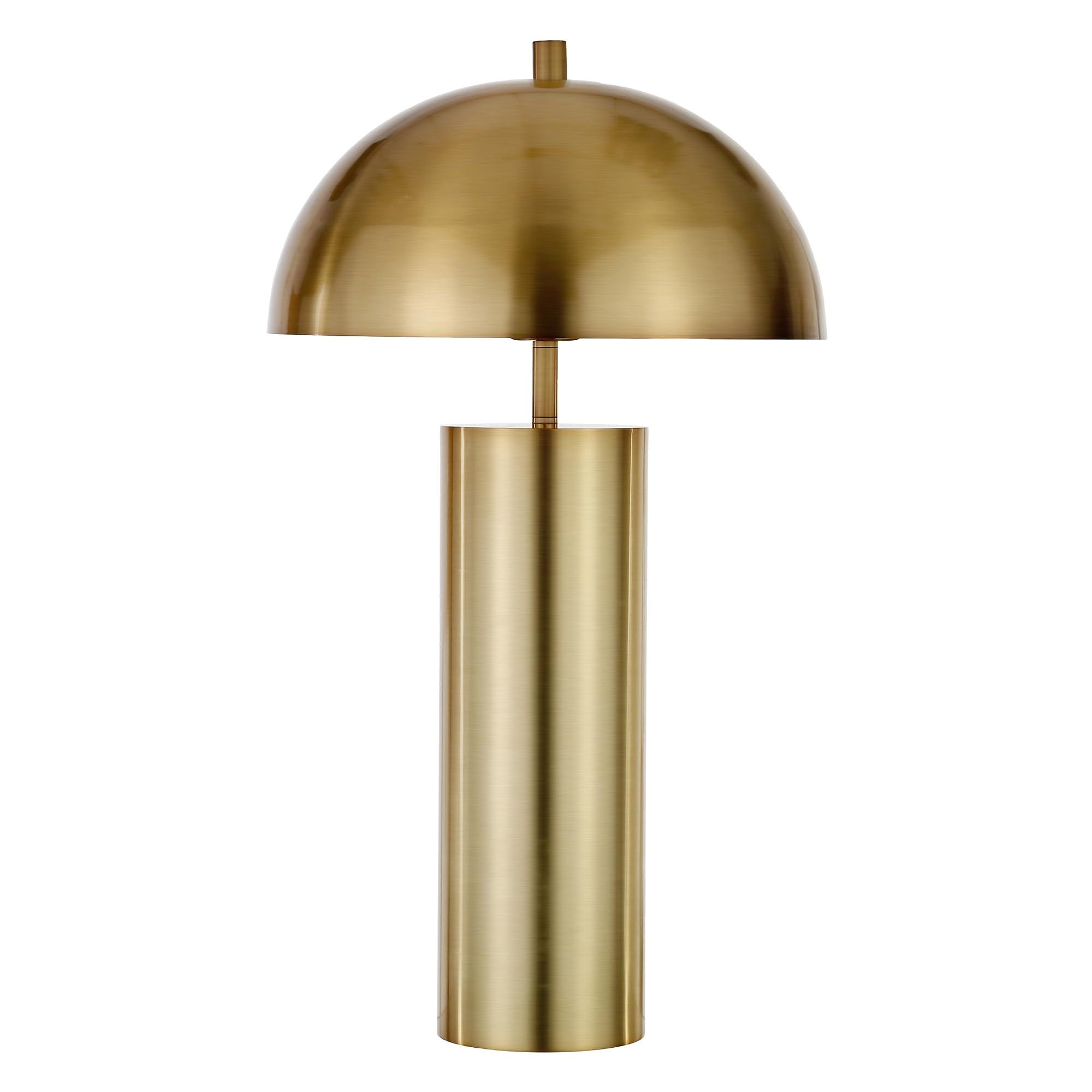 Henn&Hart 27" Tall Table Lamp with Metal Shade in Gold, for Home, Living Room, Bedroom, Entertain... | Amazon (US)