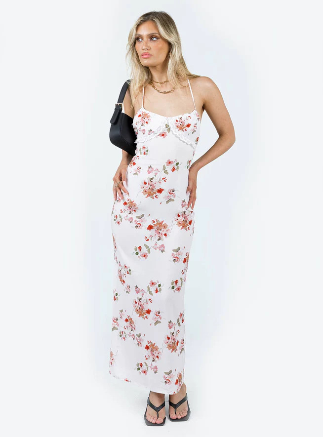 Amos Maxi Dress Pink Multi | Princess Polly US