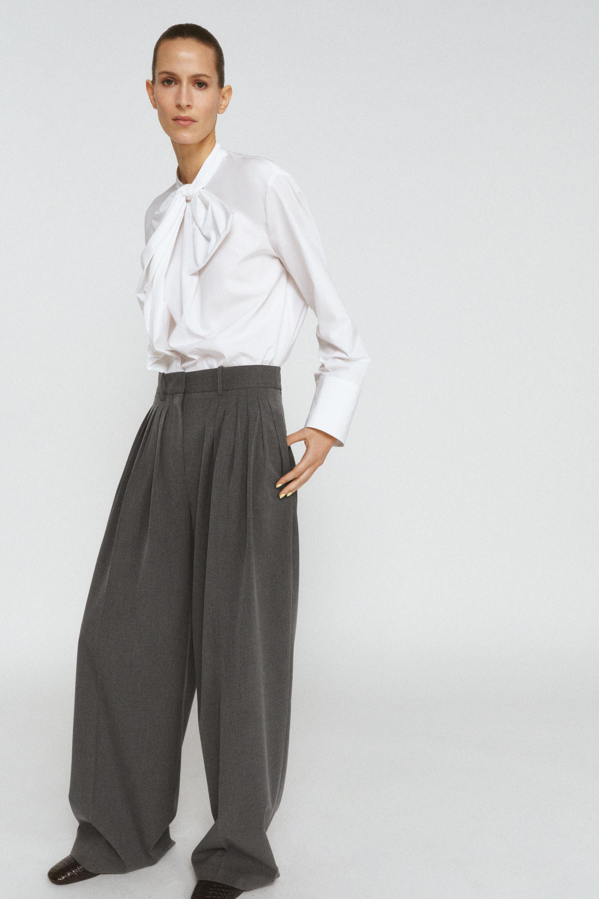 ZW COLLECTION DARTED TROUSERS | Zara UK