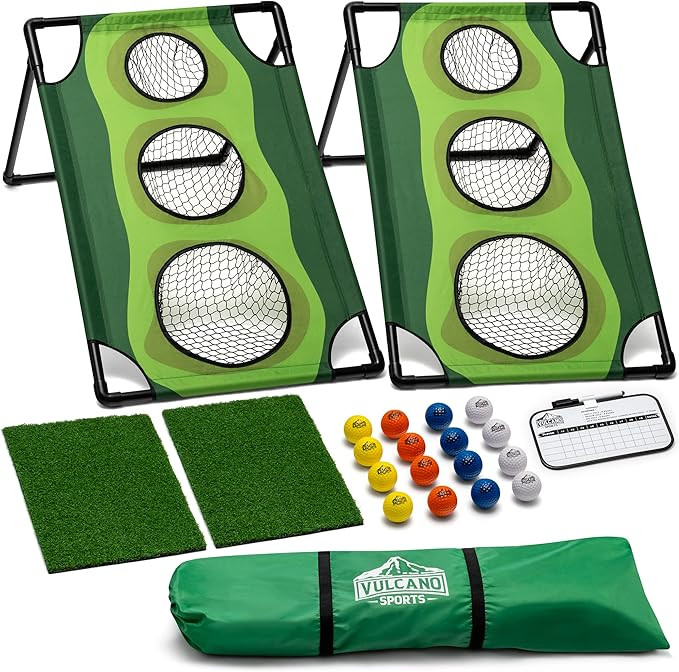 Golf Cornhole Game, Par 1 Set, Fun Golf Game for Outdoor, Backyard Games for Golfers, Chipping Ch... | Amazon (US)