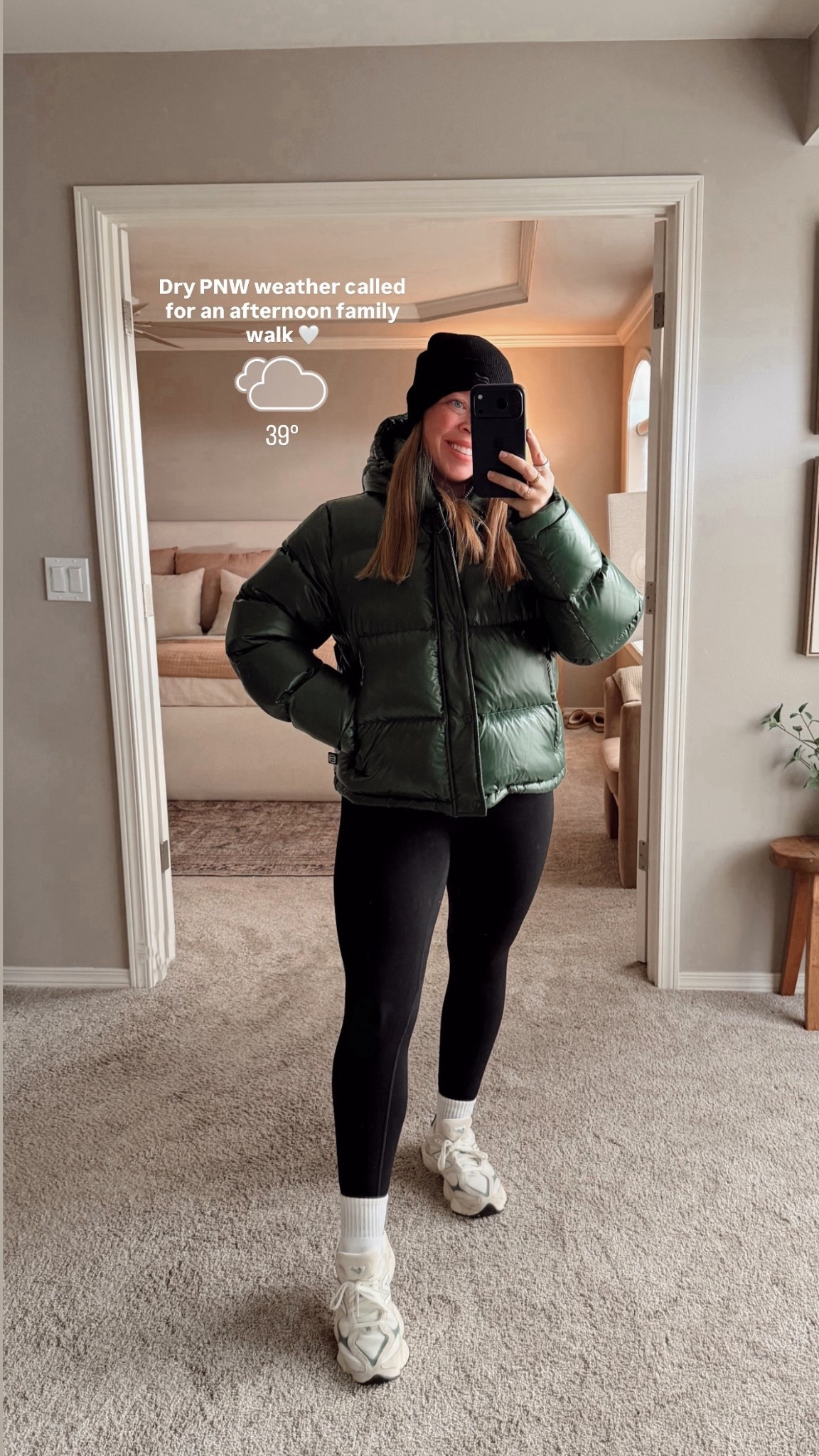 Midsize Winter Outfit ❄️💚 Wearing a size large jacket 

#LTKSeasonal #LTKootd #LTKMidsize