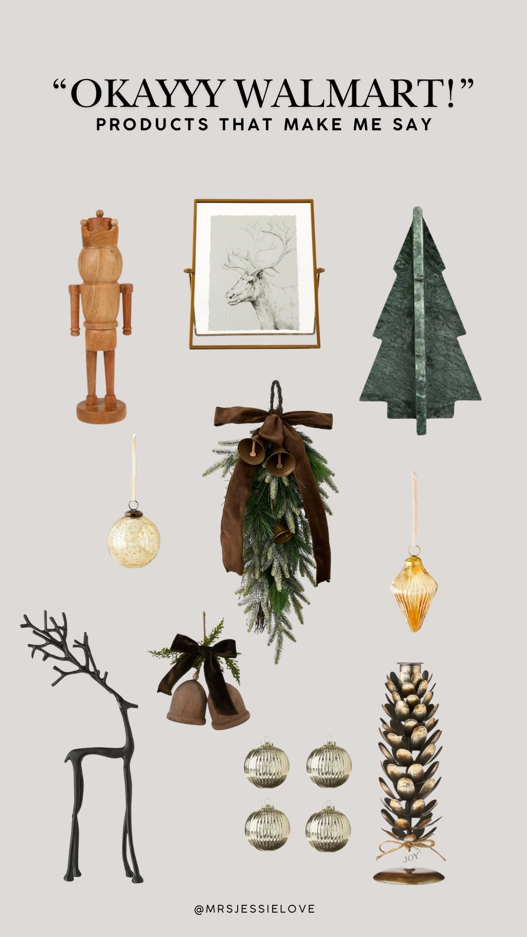 Luxe Holiday Decor from Walmart! 

#LTKHoliday #LTKSeasonal #LTKHome