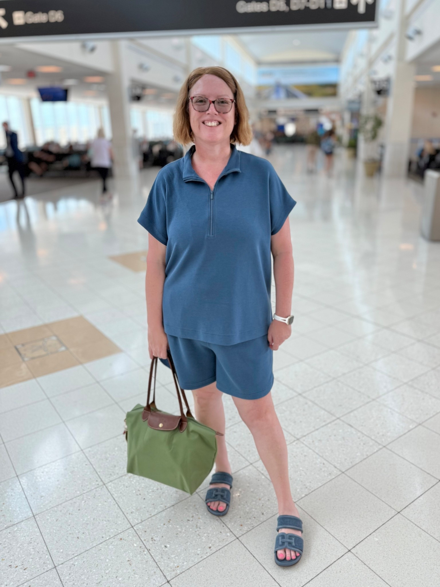 SALE ALERT! Another super comfortable travel outfit for summer. Soma never lets me down when it comes to comfort. The shorts have deep pockets for my huge phone and the top is roomy. The shorts and top are each $30 off! #vacationoutfit #loungewear

#LTKOver40 #LTKMidsize #LTKTravel