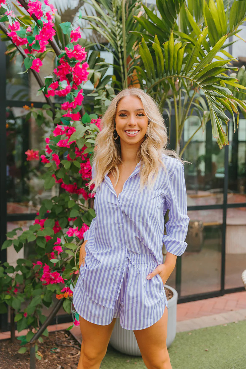 BuddyLove | Ellen Outfit Set | Lilac Stripe | BuddyLove