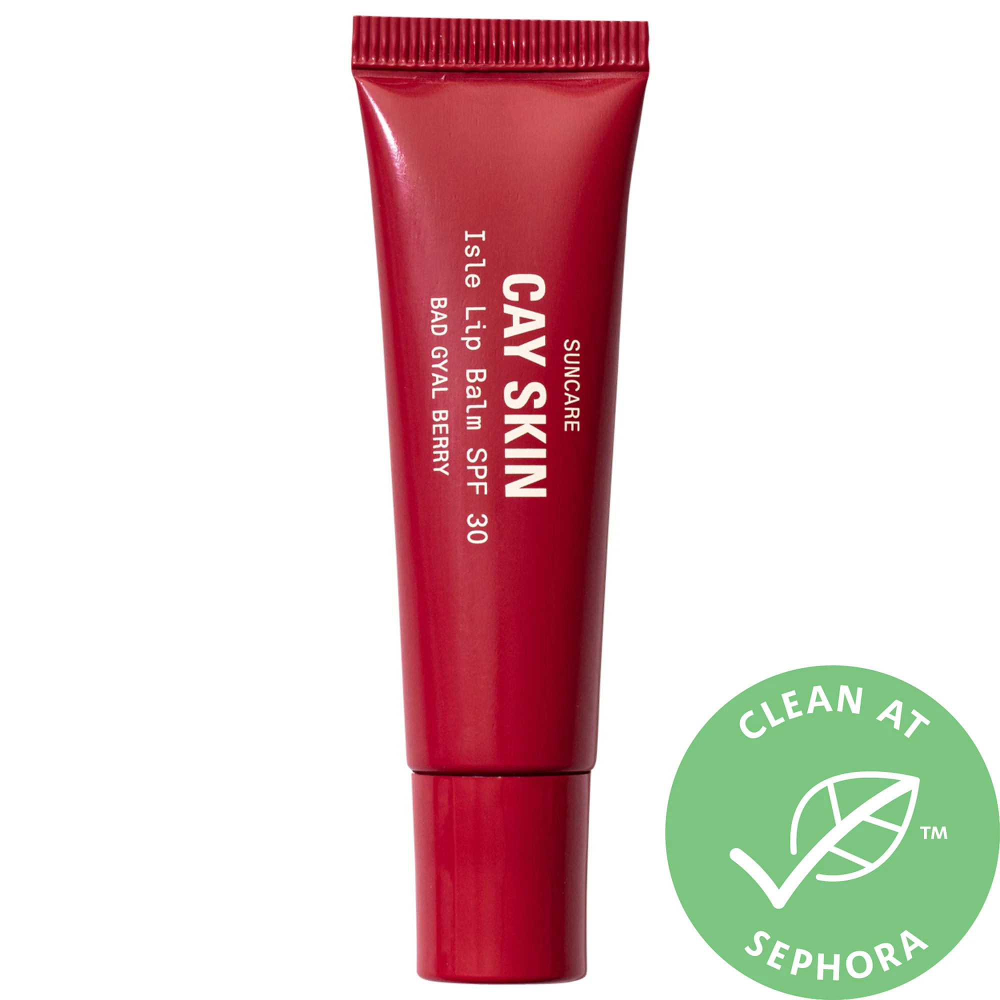 CAY SKIN Isle Lip Balm SPF 30 with Sea Moss and Aloe Stem Cells Bad Gyal Berry.35 oz / 10 mL | Sephora (US)