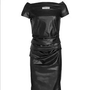 Chiara Boni La Petite Robe Mei Faux Leather Midi Dress. Size 6. Retail $695 | Poshmark