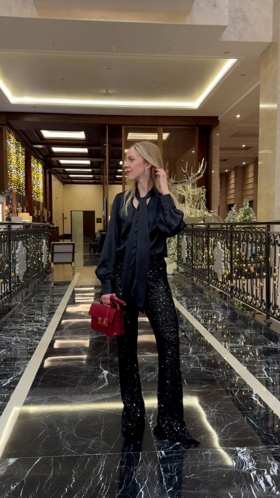 Holiday party look, New Year’s Eve outfit, Zara sequin pants, all black holiday outfit 

#LTKHoliday #LTKOver40 #LTKFindsUnder100