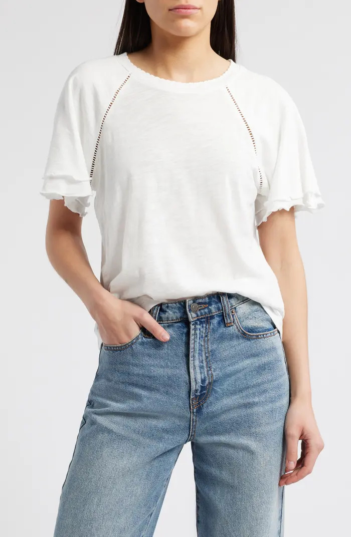 Flutter Sleeve Top | Nordstrom