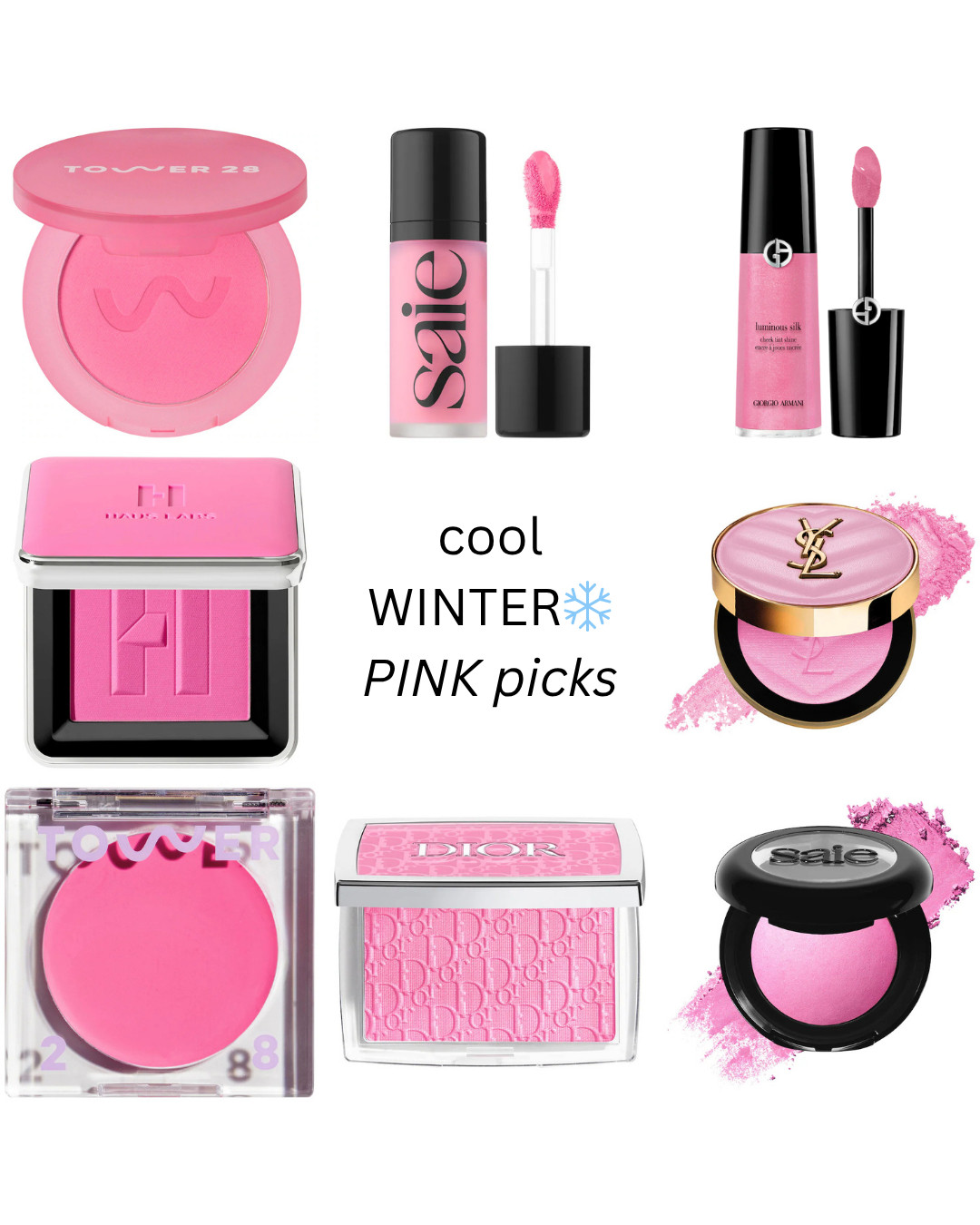 PINK Blushes for Cool Winters❄️ 

 #coolwintermakeup #truewintermakeup #coolwinterblush #truewinterblush #pinkblush 

#LTKFindsUnder100 #LTKStyleTip