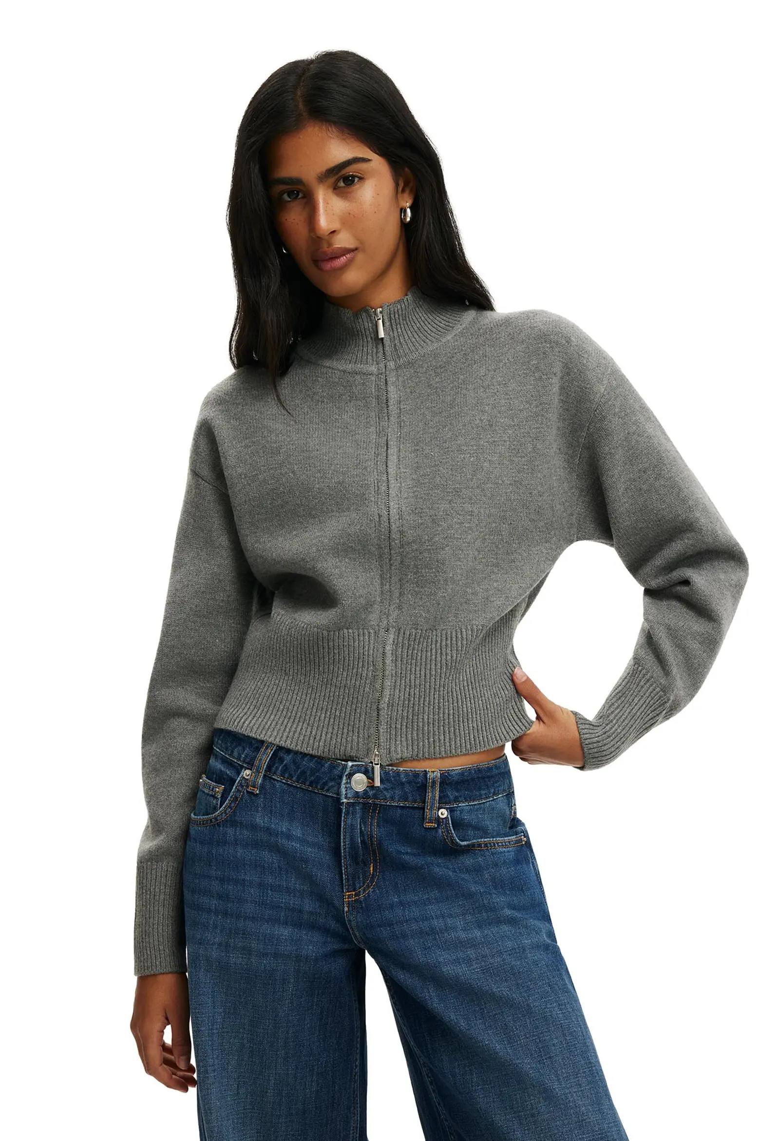 Cotton On Women's Lotus Cinched Zip Knit (Women) | Nordstrom | Nordstrom