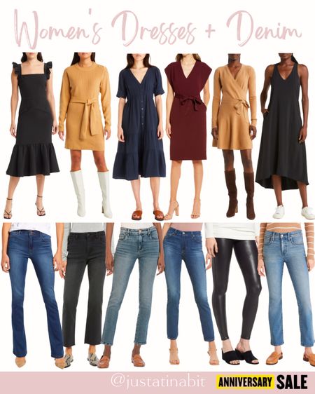 Women’s Dresses + Denim

After pregnancy, I am ready to invest in new jeans. Plus, all of my current jeans are skinny jeans – it’s time that I try straight and bootcut!

#LTKunder100 #LTKsalealert #LTKxNSale