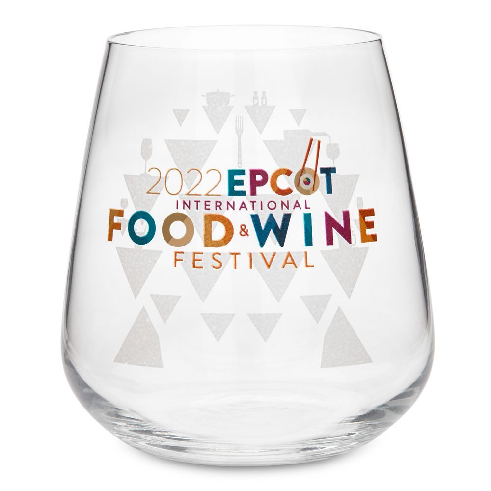 EPCOT International Food & Wine Festival 2022 Stemless Glass | Disney Store