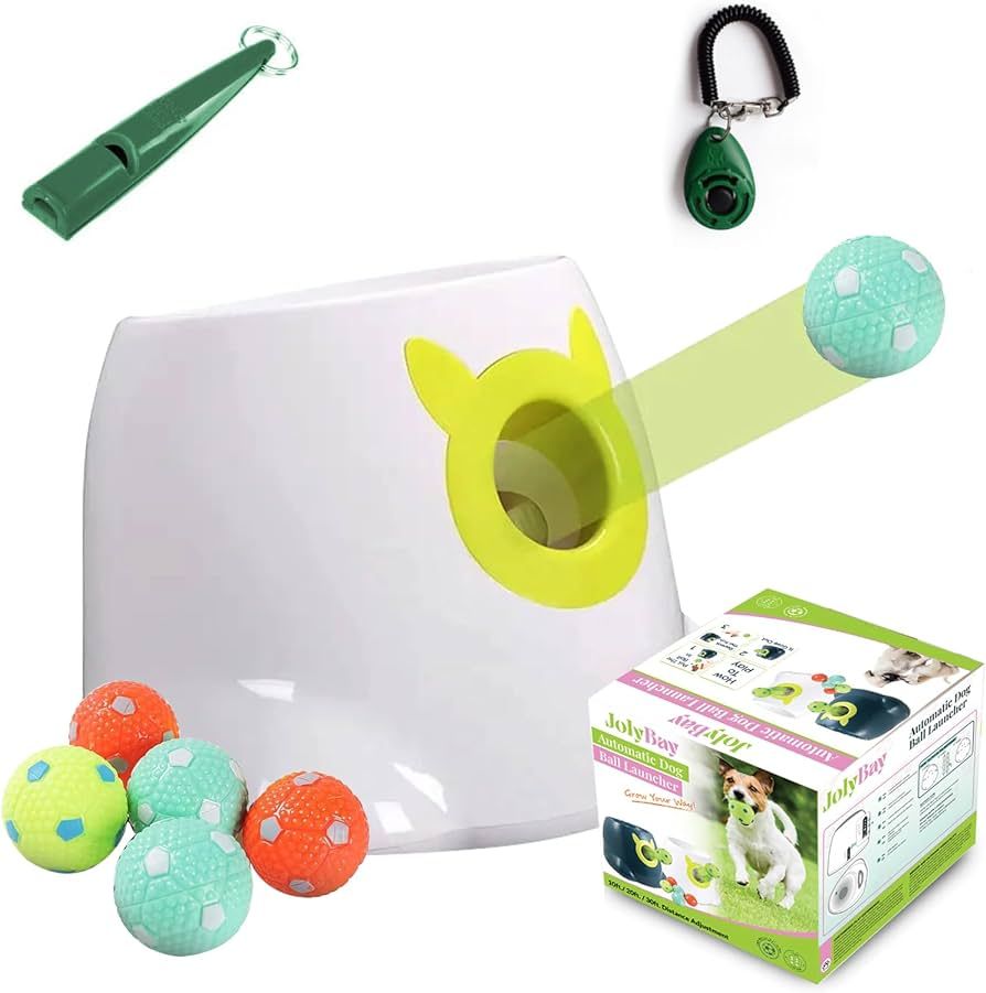Automatic Dog Ball Launcher with Remote Control - Interactive Fetch Machine Thrower for Small and... | Amazon (US)