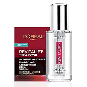 L'Oreal Paris Revitalift Hyaluronic Acid + Caffeine Hydrating Eye Serum with Anti-Aging Moisturiz... | Amazon (US)