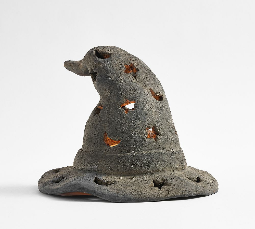Ceramic Luminary Witch Hat | Pottery Barn (US)