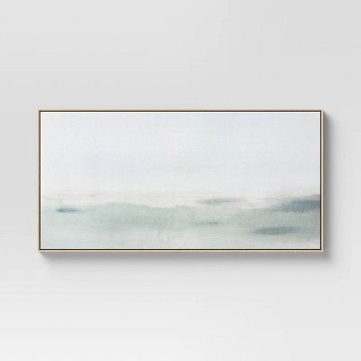 47" x 24" Haze Framed Wall Canvas - Threshold™ | Target