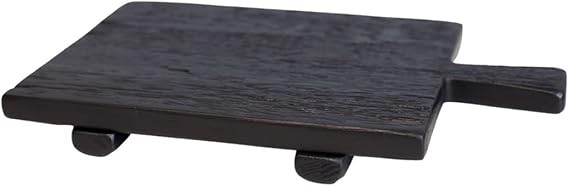 etúHOME Black Wood Footed Board, Riser for Charcuterie Spreads, Charger for Place Settings, Sust... | Amazon (US)