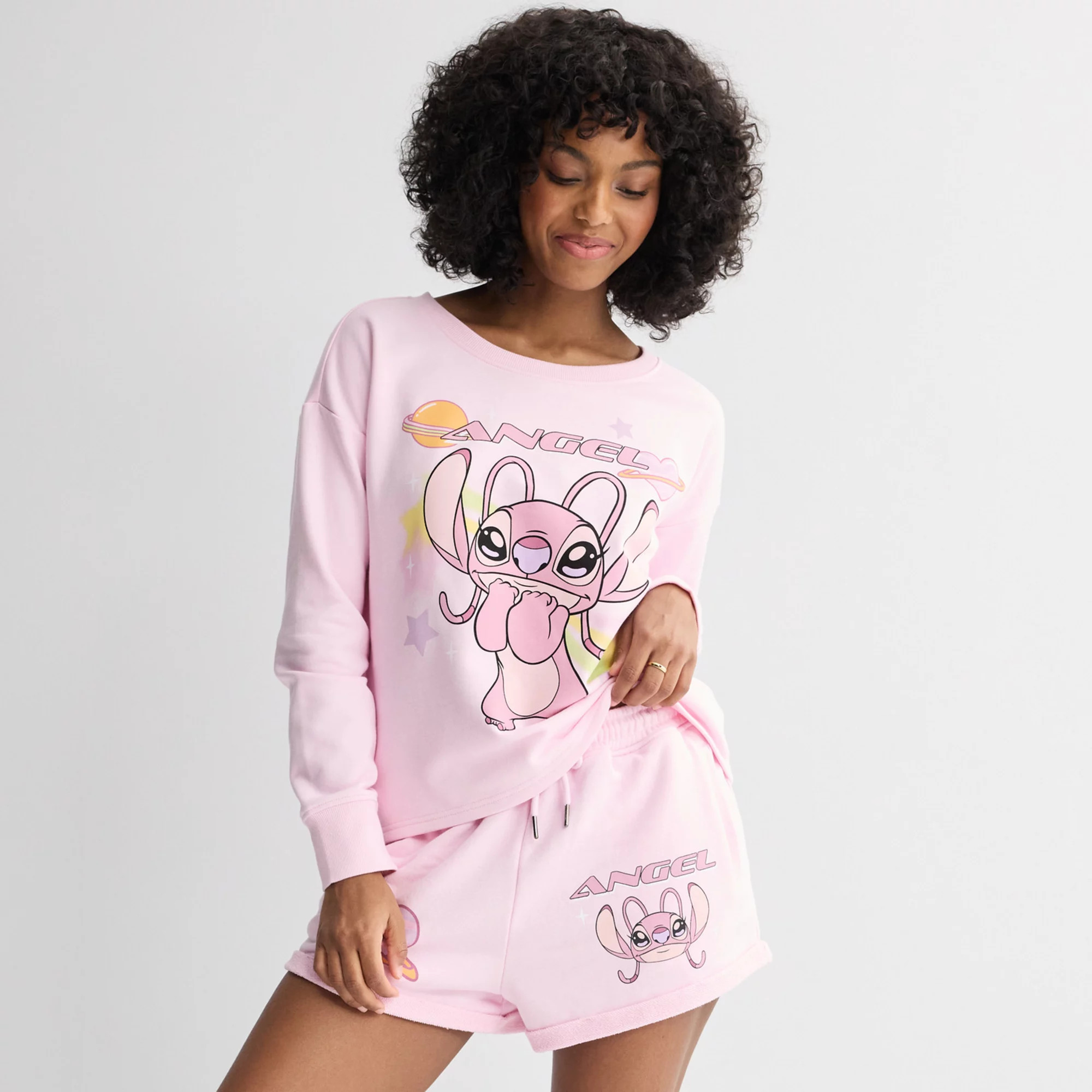 Juniors' Long Sleeve Cropped Sweatshirt | Kohl's