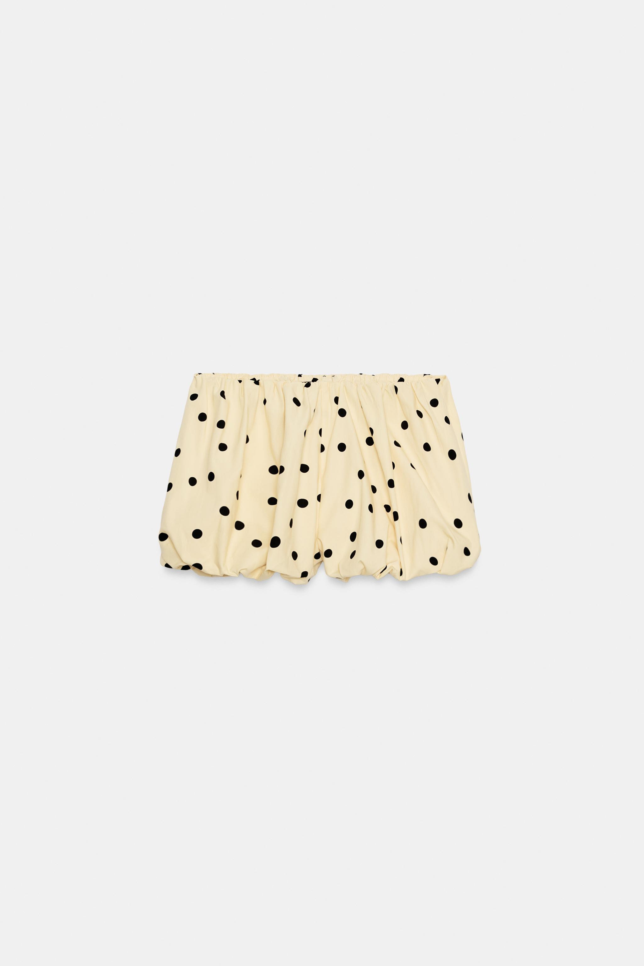 POLKA DOT BALLOON SHORTS | Zara US