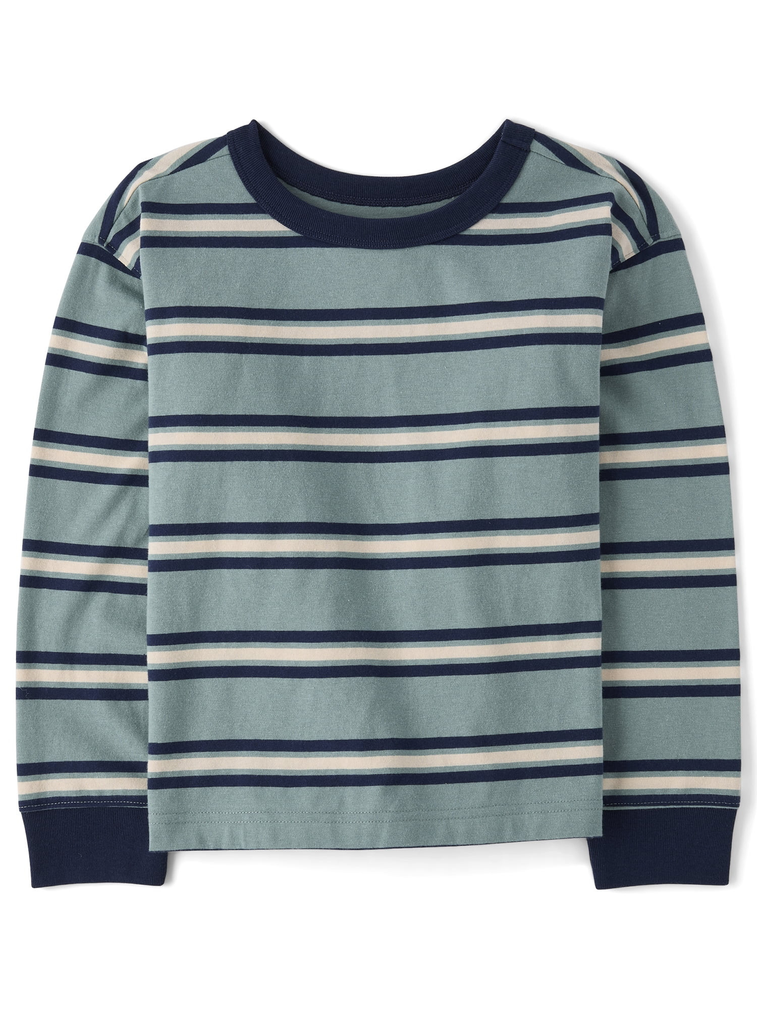 The Children's Place Boys Long Sleeve Striped Top, Sizes XS-XXL | Walmart (US)