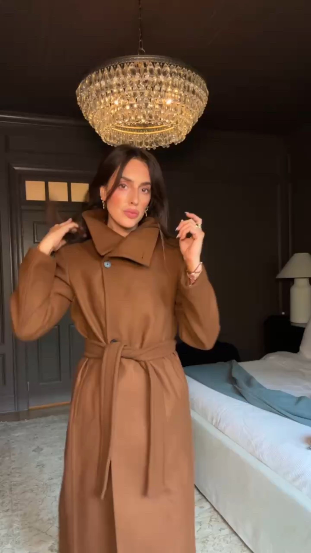 A little coat try on for NYC 🗽