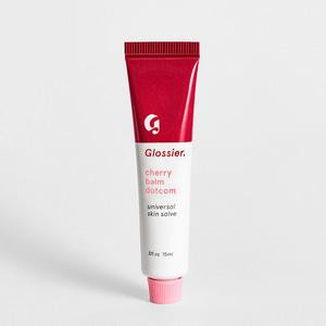 Glossier Cherry Balm Dotcom, Natural hydrating skin salve, .5 fl oz, long-lasting skin balm that smells like tangy cherry candies | Glossier