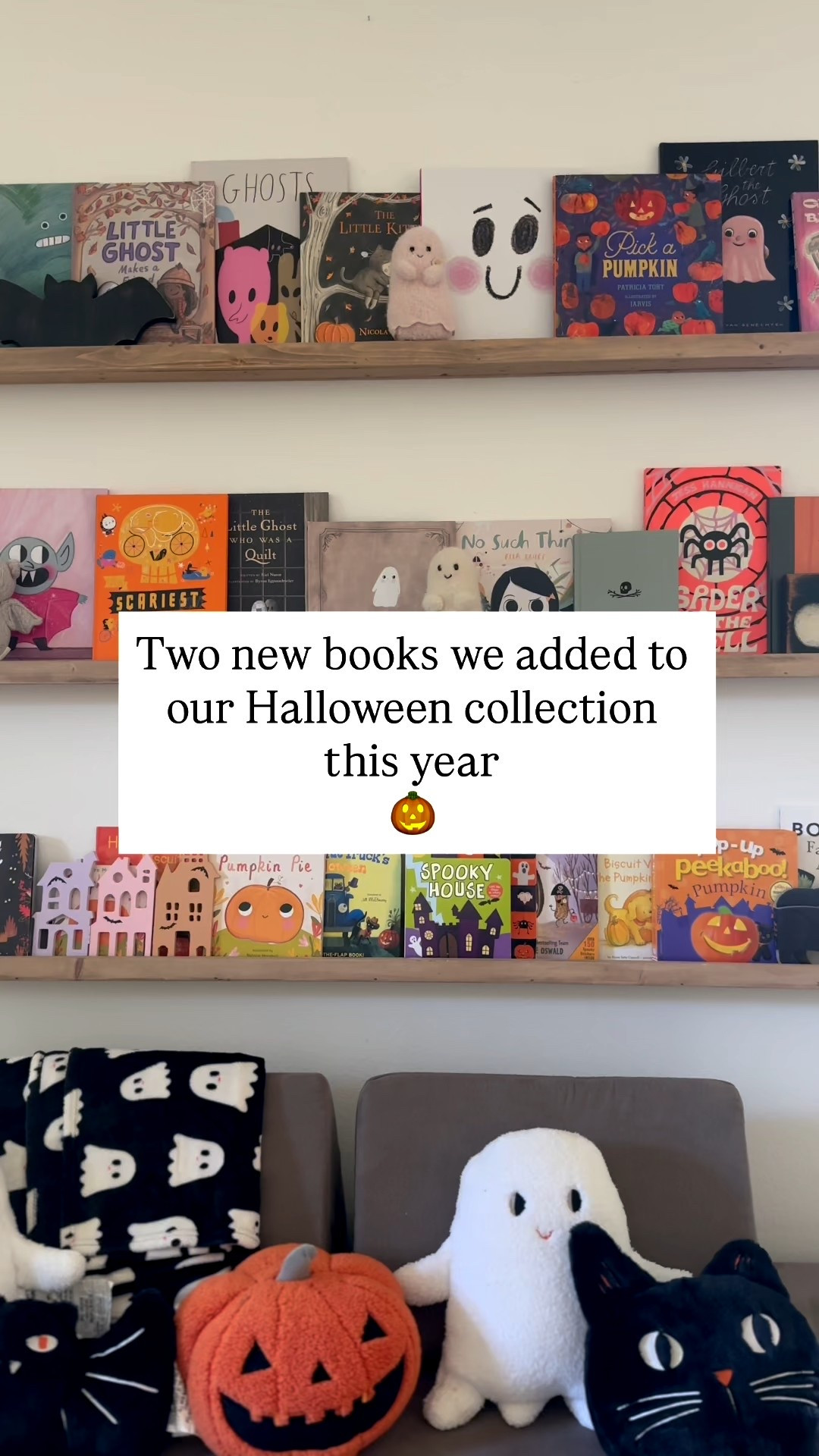 We always add a few new books to our collection each Halloween season. The two we added this year are so fun and cute we already have them memorized! 

👻Aggie and the Ghost - Aggie is very excited to live on her own—until she finds out her new house is haunted. But no fear, the situation is nothing that can’t be fixed with a carefully considered list of rules: No haunting after dark. No stealing socks. No eating all the food.
But the ghost doesn’t like playing by the rules and challenges Aggie to an epic game of tic-tac-toe—winner gets the house.

👻 This Year a Witch - A little girl has been every adorable thing you can imagine for Halloween, and she is done with being cuddly, sweet, and precious. This year, she’s rebelling big-time and going for a totally different vibe: the spookiest thing out there. She’s going to be…a witch!

With only a little help from Dad, she works hard on her witchy locks, brew, spells and enchantments, and power to petrify. But what happens when what she sees in the mirror is so spooky, she scares even herself? Nothing that an understanding dad—and maybe a quick restorative nap—can’t handle.

#LTKSeasonal #LTKKids #LTKHalloween