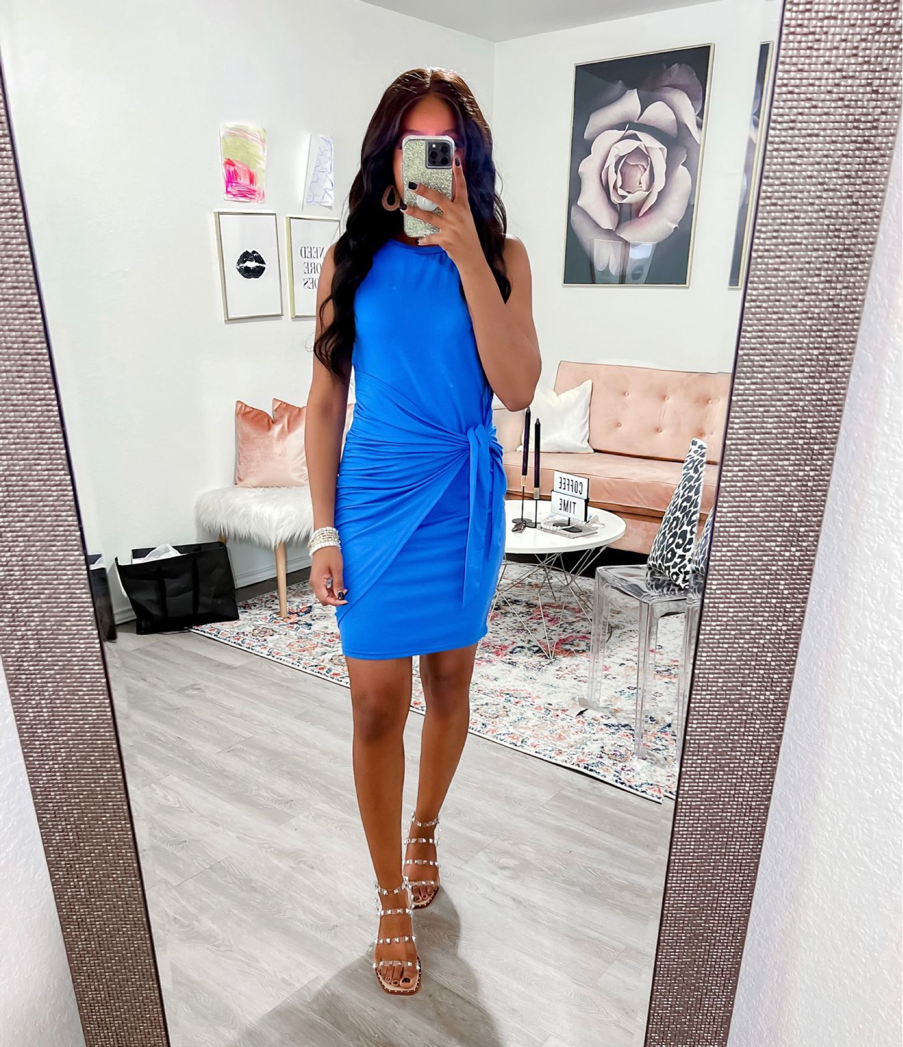 I’m 5’4” wearing a size small in this dress and it’s super flattering on the mid section. Heels fit tts

#LTKsalealert #LTKSeasonal