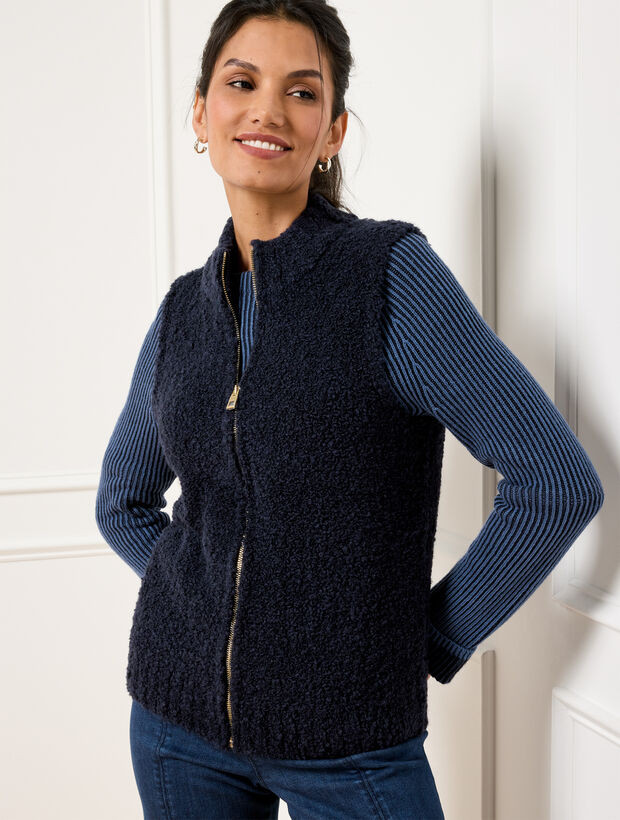 Zip Sweater Vest | Talbots