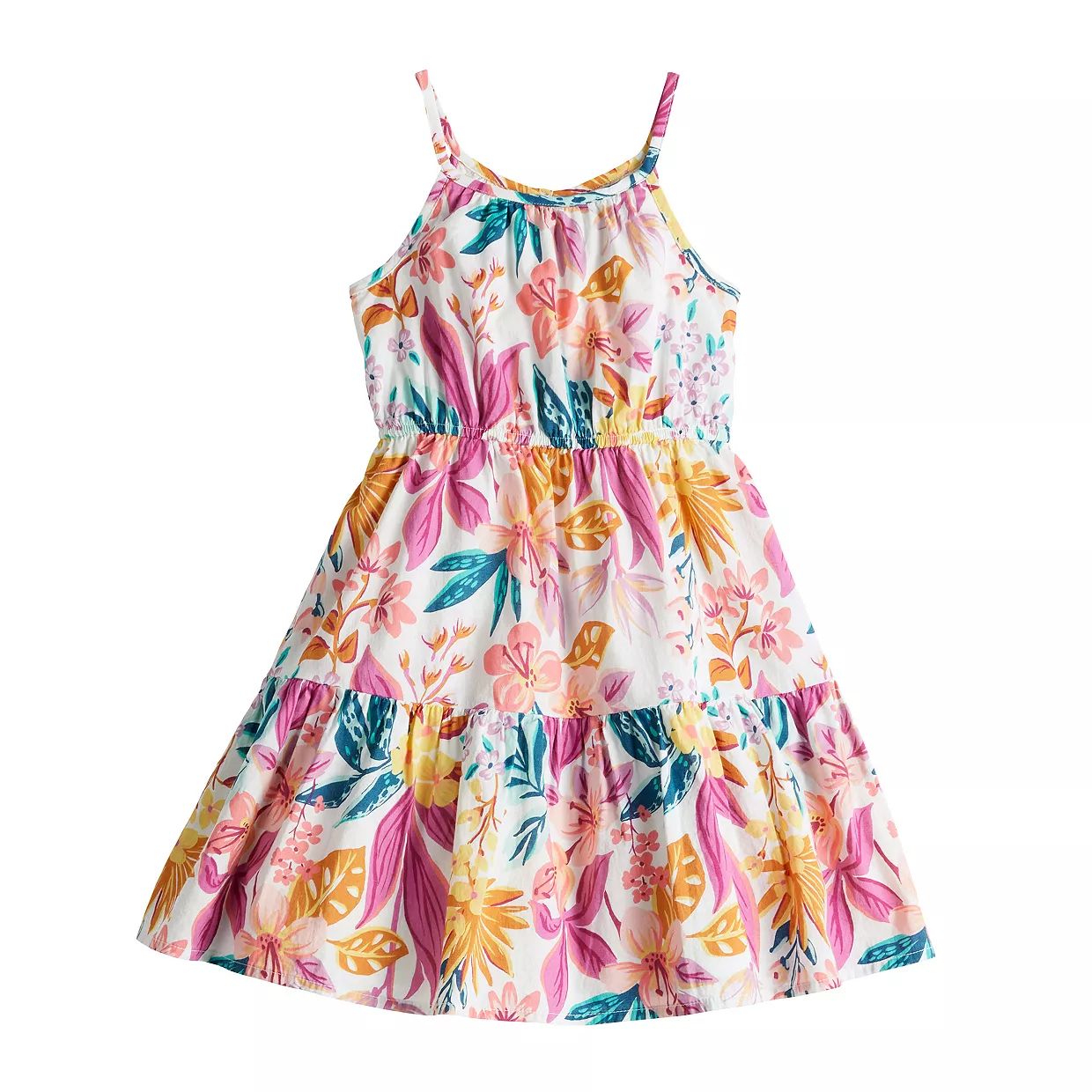 Toddler Girl Jumping Beans® Tiered Halter Dress | Kohl's