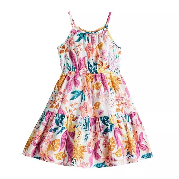 Toddler Girl Jumping Beans® Tiered Halter Dress | Kohl's