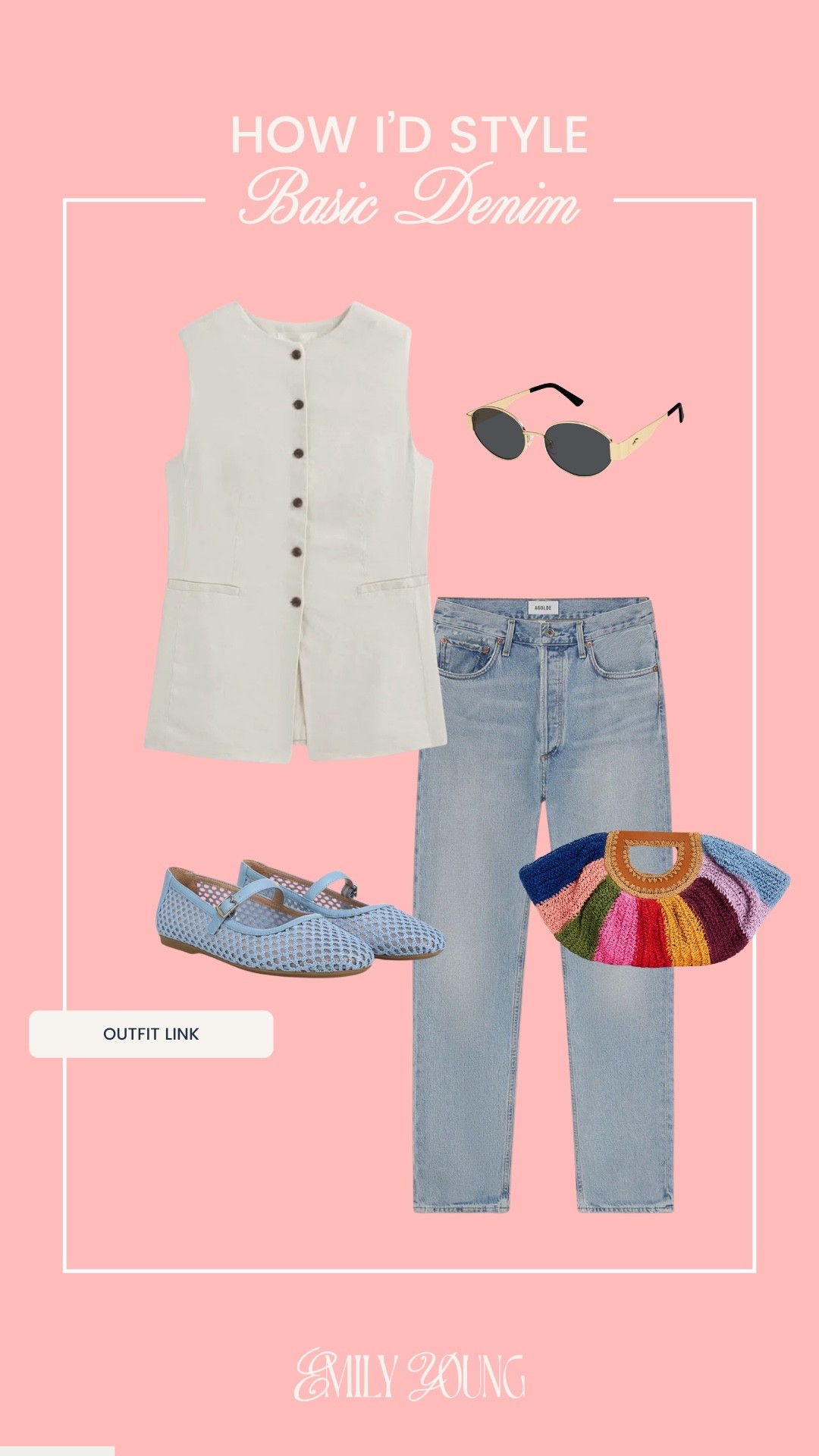 Spring outfits, denim outfit, spring accessories, white top, work outfit 

#LTKOver40 #LTKootd #LTKSeasonal