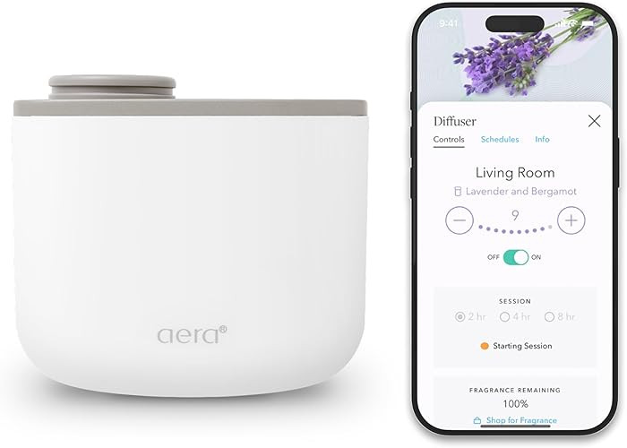 Aera Mini Home Essential Oil Fragrance Diffuser – Waterless Electric Aromatherapy Smart Plug-in... | Amazon (US)