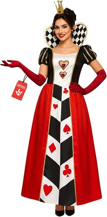 Morph, Queen Of Hearts Costume Women, Halloween Costumes for Women | Amazon (US)