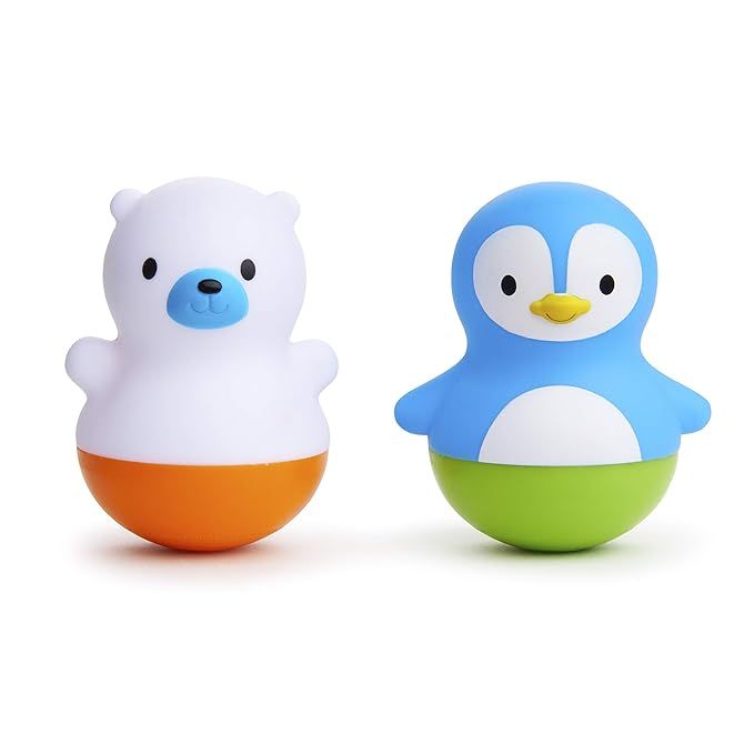 Munchkin® Bath Bobbers Mold Free Baby and Toddler Bath Toy, 6+ Months, Polar Bear/Penguin | Amazon (US)