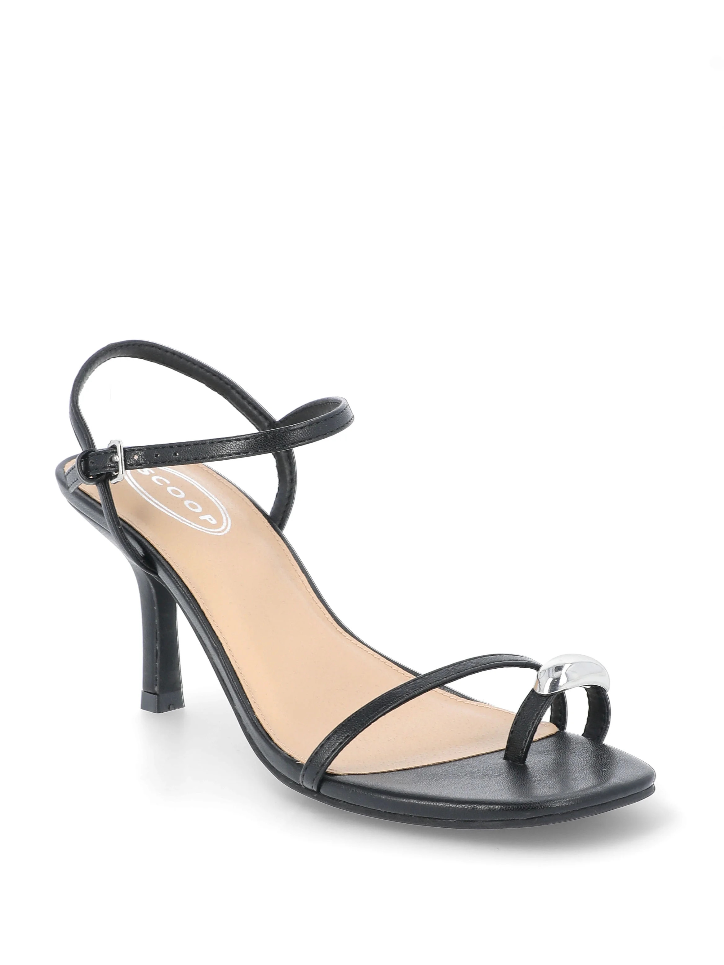 Scoop Women's Strappy Stiletto with Toe Loop | Walmart (US)